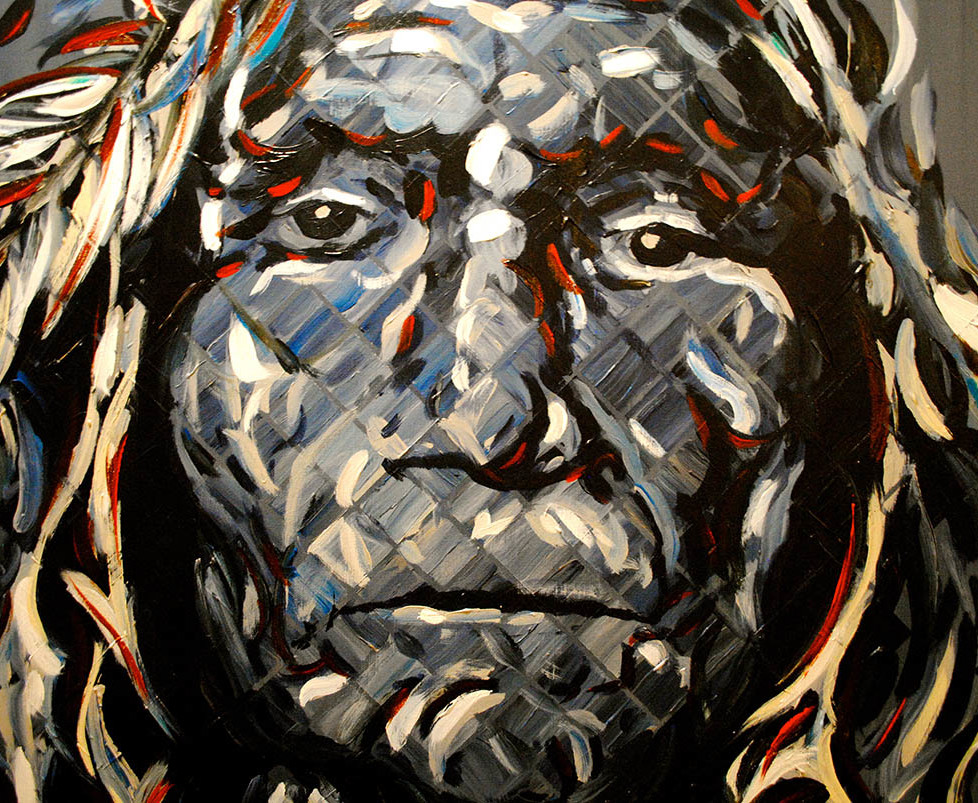 Native American Indian Chief - Charlie Hanavich Art